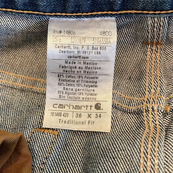 Carhartt jeans 36x34 - Picture 4 of 5